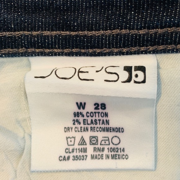 Joe's Jeans Womens Boot Cut Blue Dark Wash Denim - Picture 7 of 8